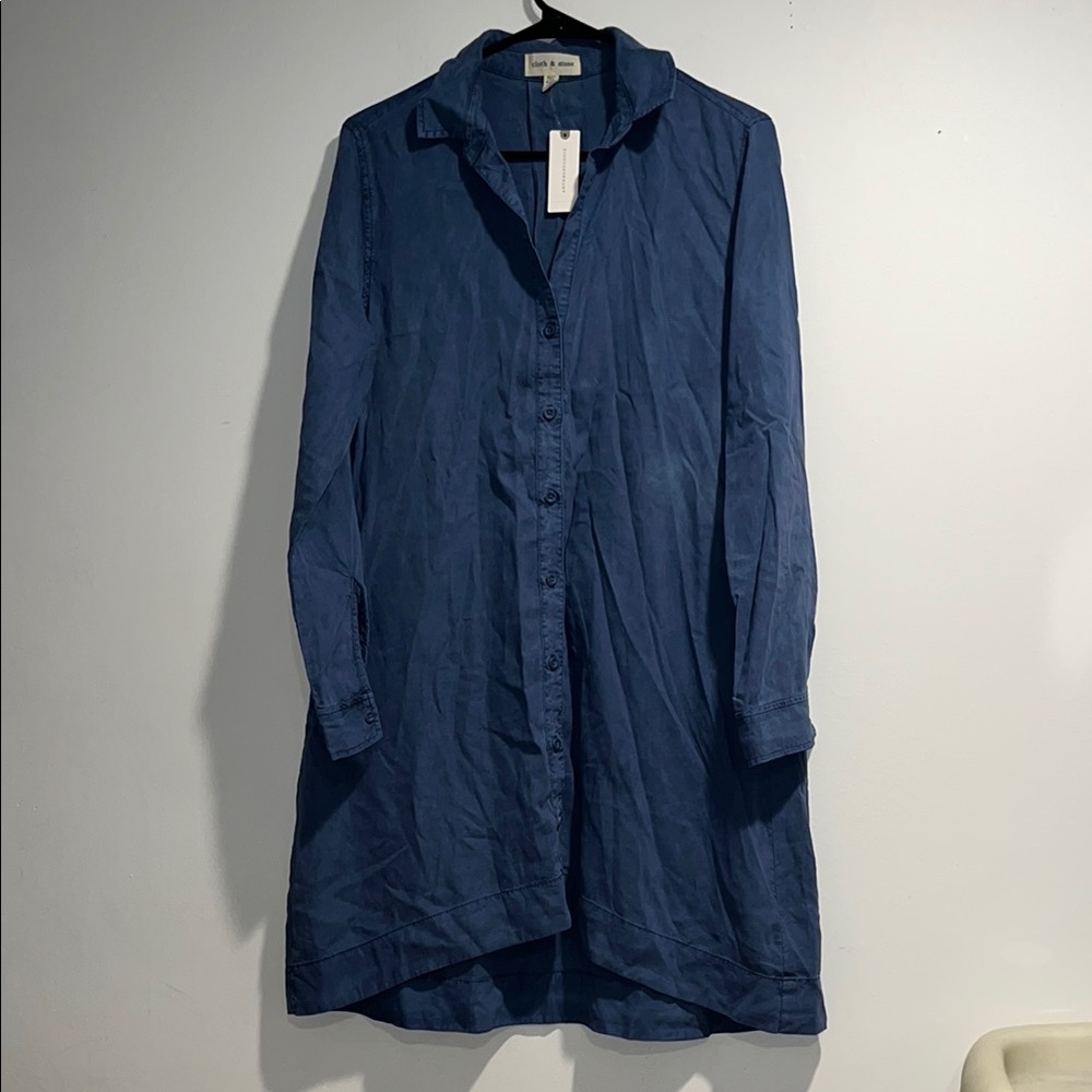 CLOTH AND STONE Long sleeve shirt dress NWT